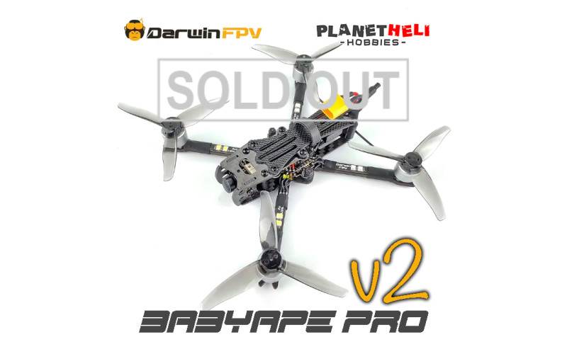 DarwinFPV Baby Ape Pro V2 / BabyApe FPV Drone 3 Inch 3s FPV Race Drone